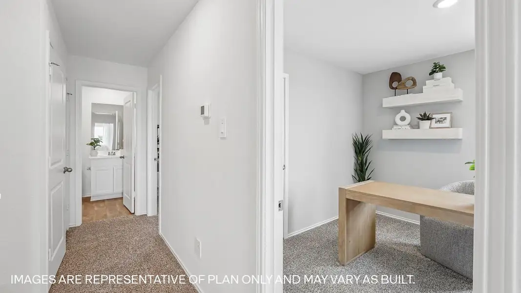 Furnished interior view inside a new home in Marigold, Kyle (Image 16).