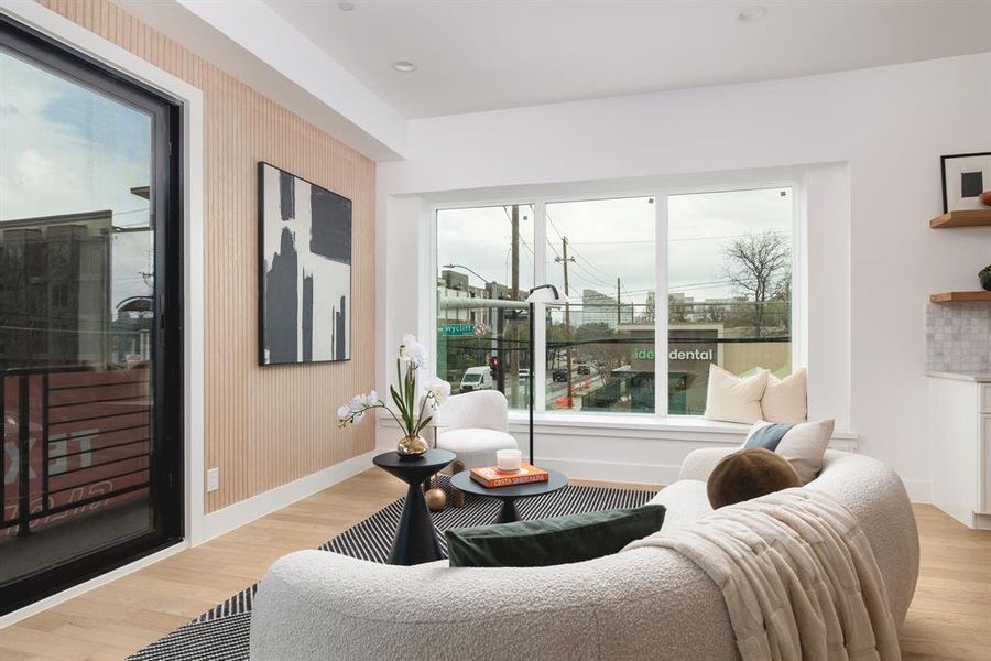 Furnished interior view inside a new home in , Dallas (Image 17).