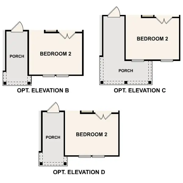 2D floor plan layout of this home in Overland Grove, Forney, TX (Image 3).