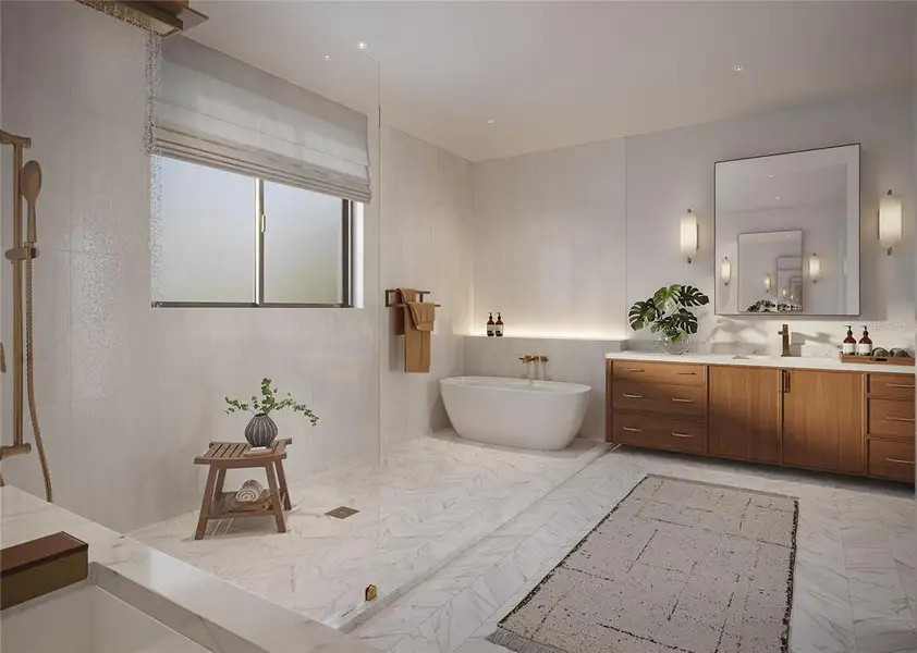 Furnished interior view inside a new home in , Tampa (Image 5). Furnished interior view inside a new home in , Tampa (Image 5).