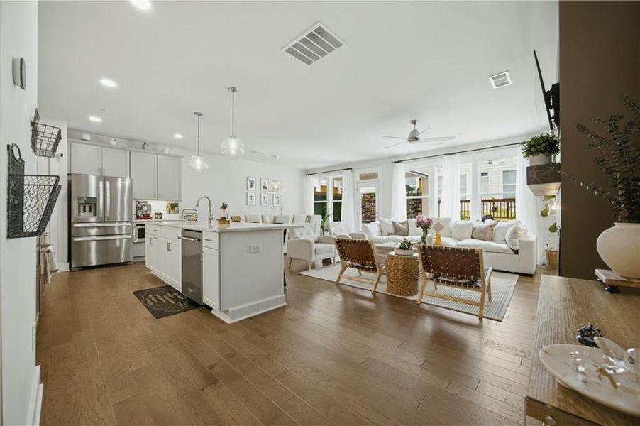 Furnished interior view inside a new home in , Cumming (Image 10).