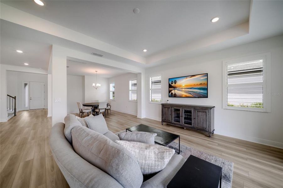Furnished interior view inside a new home in Sweetwater at Lakewood Ranch, Bradenton (Image 39).