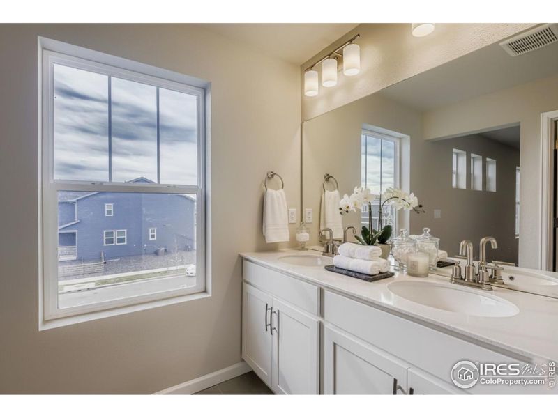 Furnished interior view inside a new home in Waterfield - Single Family Homes, Fort Collins (Image 10). Furnished interior view inside a new home in Waterfield - Single Family Homes, Fort Collins (Image 10).