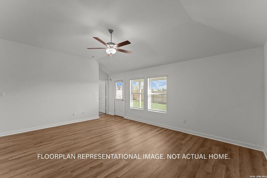 Spacious, unfurnished interior of a new home in Paloma Park, Converse (Image 13).