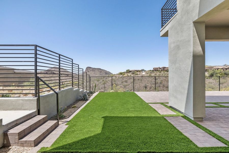 Representative exterior details of a home built from the Ridgeline by KLMR Homes in Bellos at The Summit, Fountain Hills (Image 25).