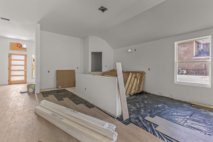 A promising interior awaits, ready for personalization and design.