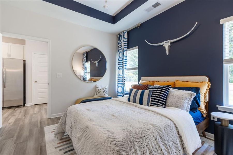 Furnished interior view inside a new home in The Andros, Dalton (Image 10).