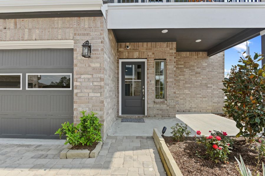 Exterior details and patio area of a home in The Groves, Humble (Image 2). Exterior details and patio area of a home in The Groves, Humble (Image 2).