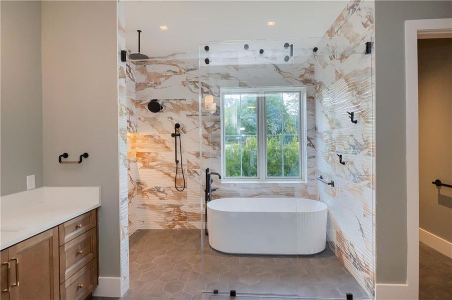 Furnished interior view inside a new home in , Marietta (Image 7).