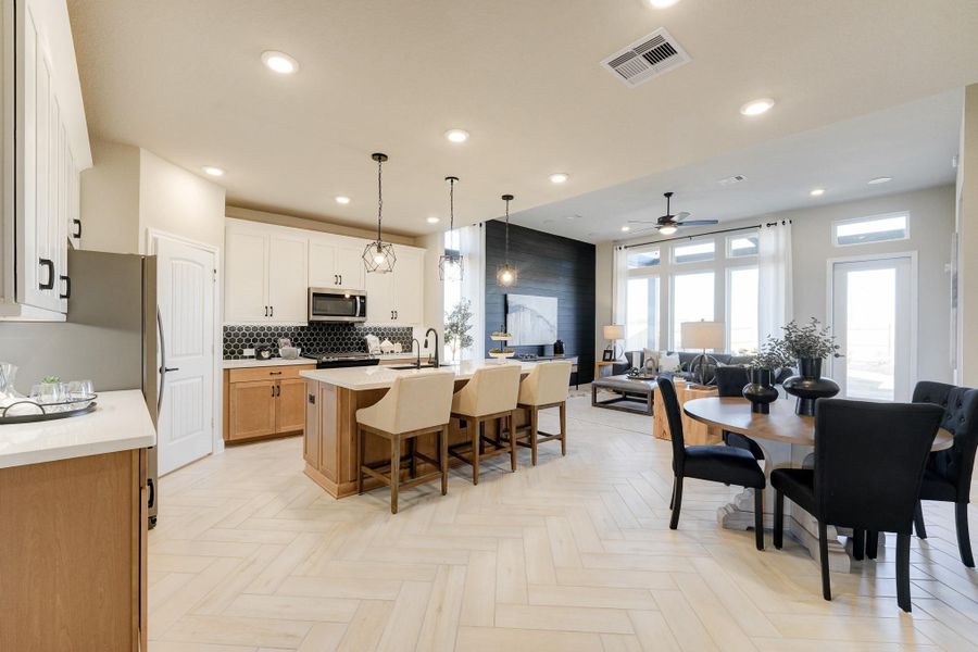 Furnished interior view inside a new home in Bridgeland: Signature Collection, Cypress (Image 26).