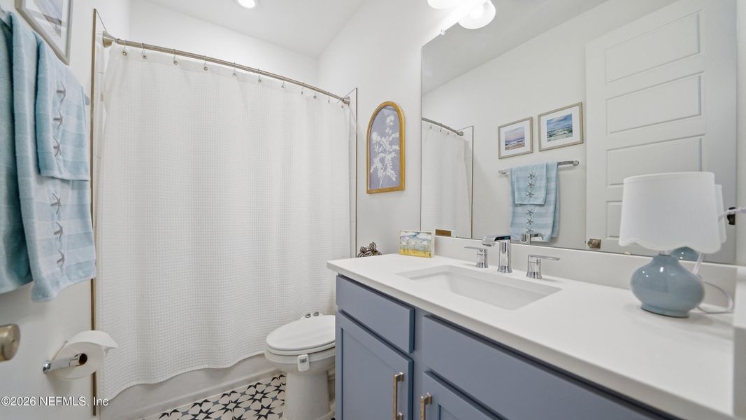 Furnished interior view inside a new home in Shearwater, St. Augustine (Image 55).