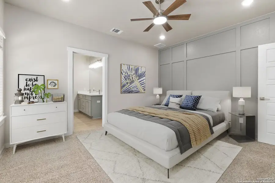 Furnished interior view inside a new home in , San Antonio (Image 8). Furnished interior view inside a new home in , San Antonio (Image 8).