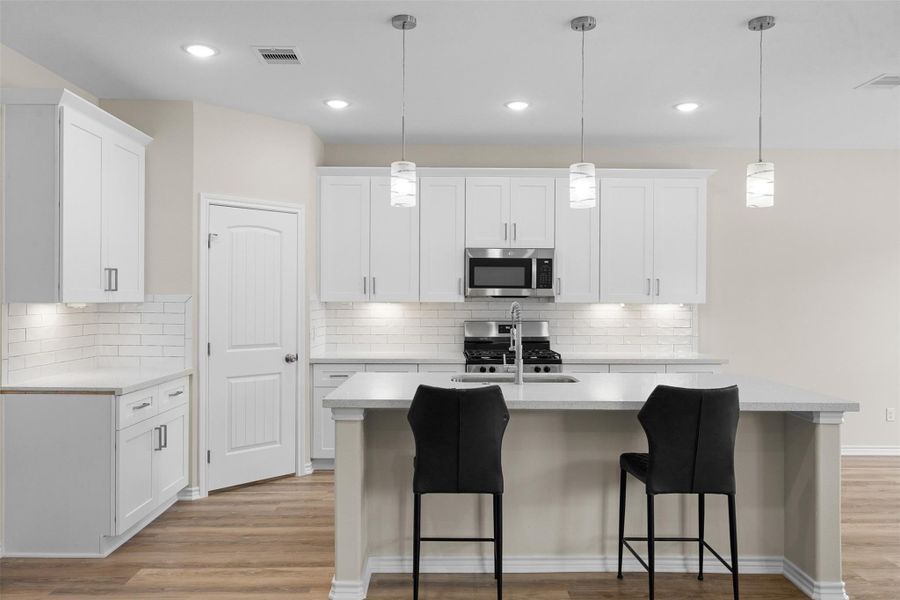 Furnished interior view inside a new home in , Columbus (Image 12).
