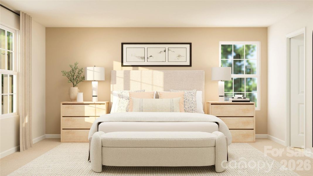 Furnished interior view inside a new home in Redhawk, Belmont (Image 19).