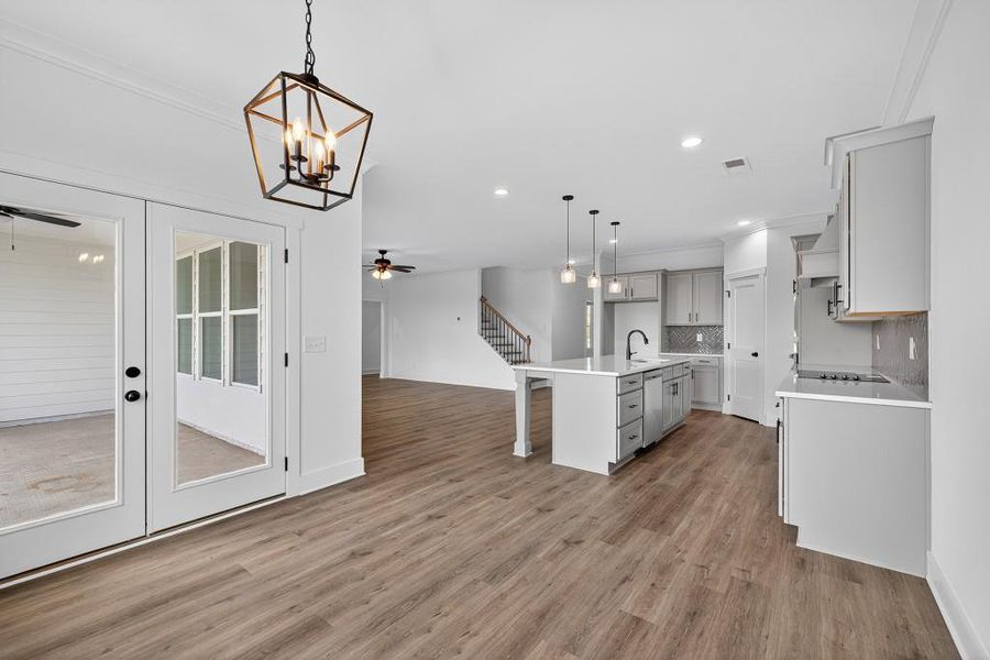 Furnished interior view inside a new home in Magnolia Ridge, Monroe (Image 6).