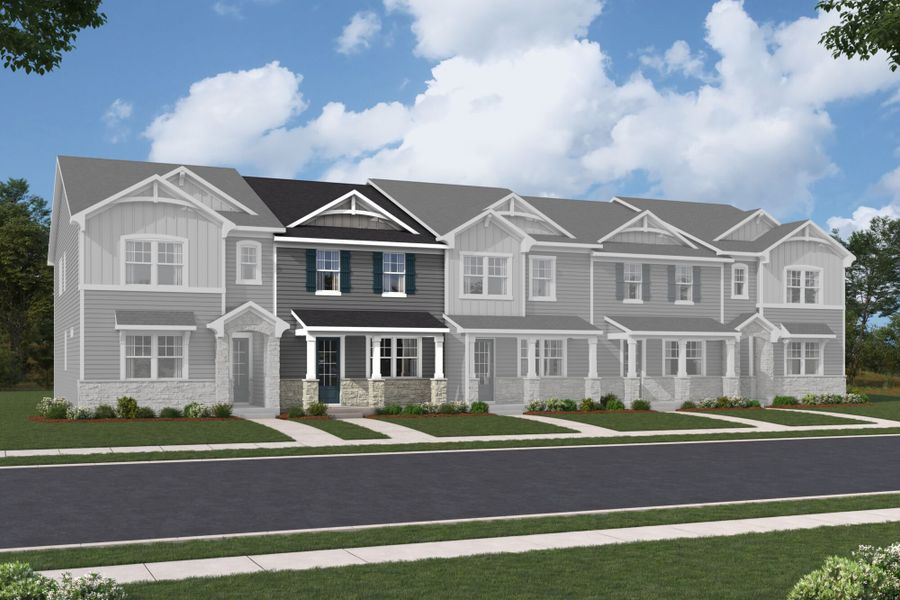 Representative exterior photo of a completed home built from the Shelby by Mattamy Homes in Bratton Pointe, Rock Hill, SC (Image 23).