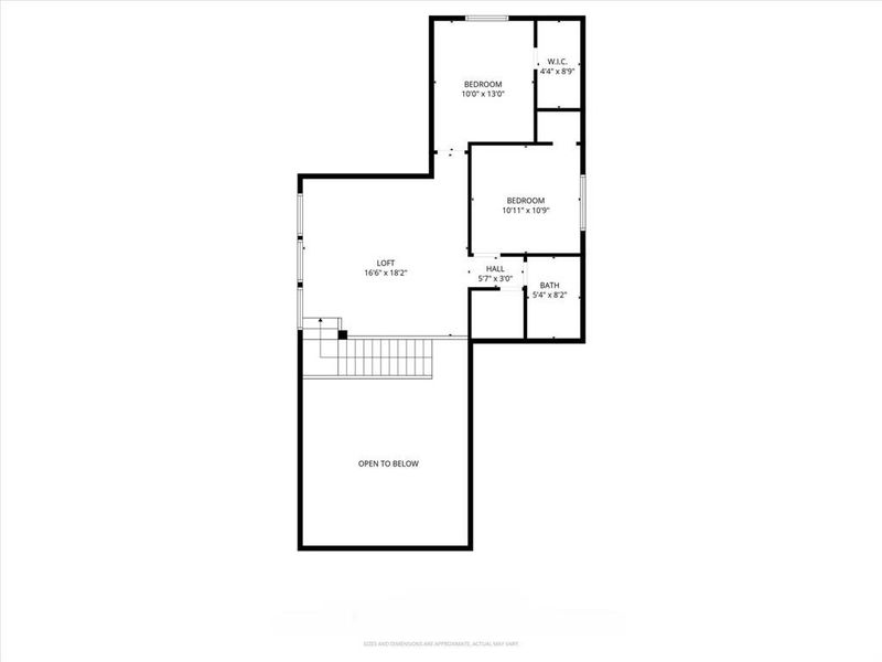 2D floor plan layout of this home in Meadow Run, Melissa, TX (Image 5).