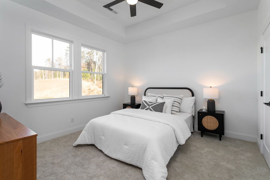 Representative furnished interior of a home built from the The River Basement by Greentech Homes LLC in Timberlee, Ooltewah (Image 10).