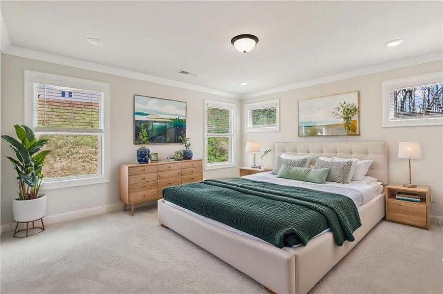 Furnished interior view inside a new home in Hemingway - Reserve Series, Cumming (Image 19).