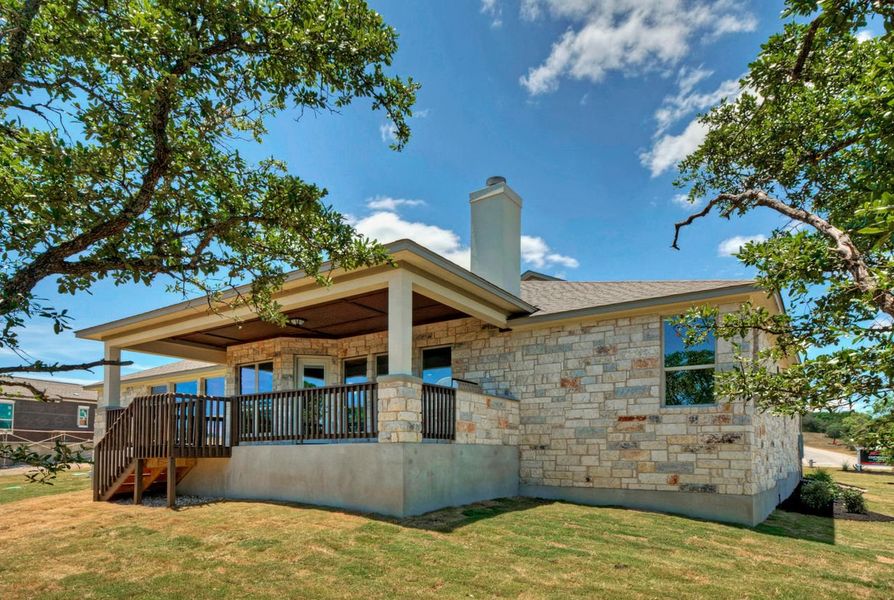 Image 464 representing the Madera II by Giddens Homes in Scofield Farms Estates, Georgetown, TX.