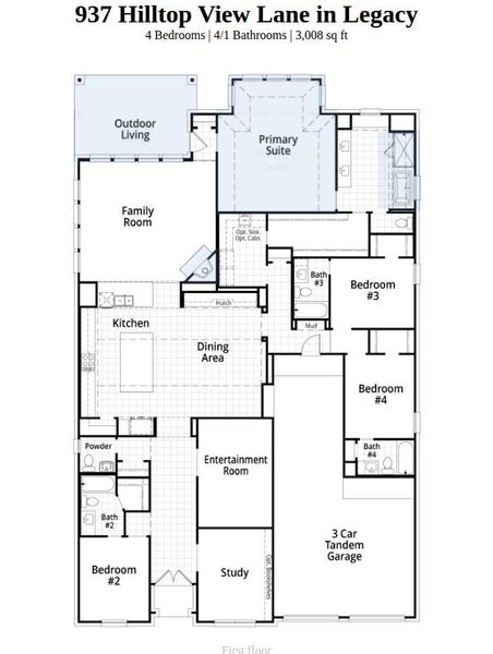 Spec Floorplan Spec Floorplan