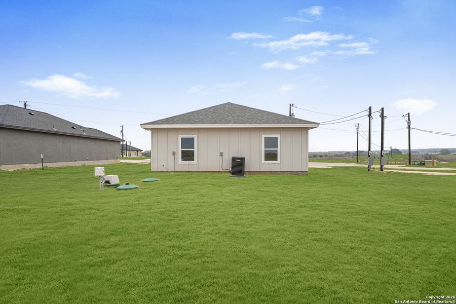 Exterior details and patio area of a home in , La Vernia (Image 21).