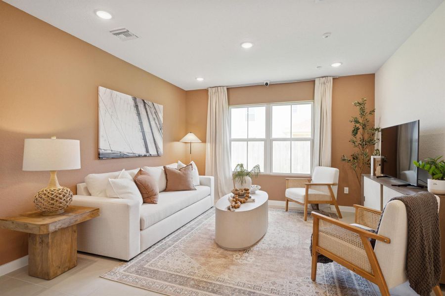 Furnished interior view inside a new home in , Fort Pierce (Image 14).
