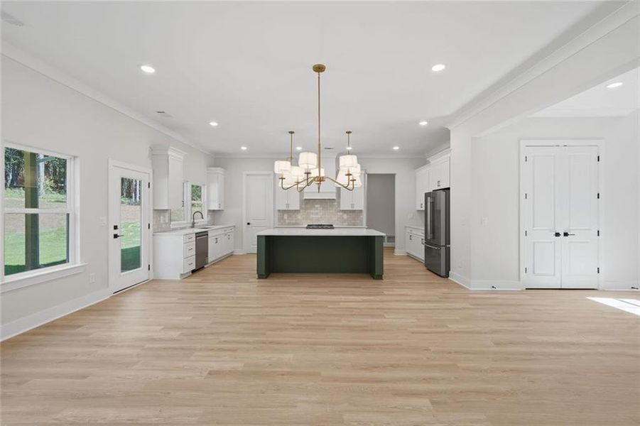 Spacious, unfurnished interior of a new home in , White (Image 22).