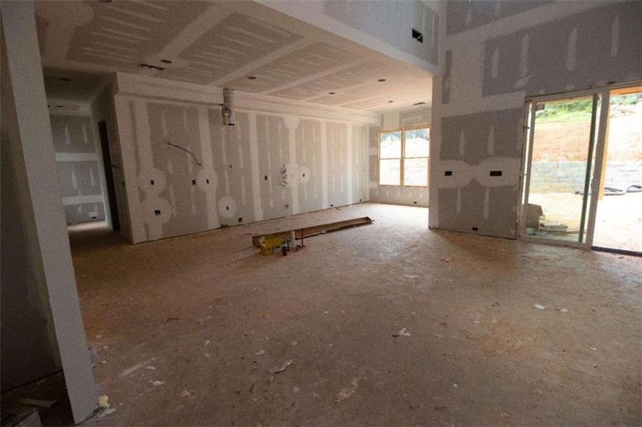 In-progress construction of a new home in , Monroe, GA (Image 17).