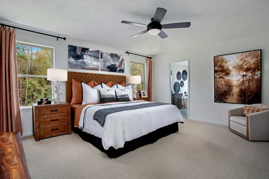 Representative furnished interior of a home built from the 1780 Modeled by KB Home in Grace Landing, Willis (Image 6).