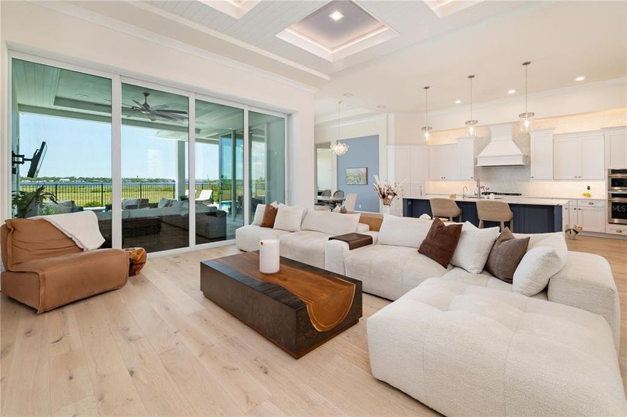 Furnished interior view inside a new home in , Palmetto (Image 6).