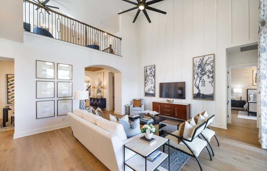 Representative furnished interior of a home built from the 222G by Highland Homes in Quail Hollow, Rockwall (Image 18).