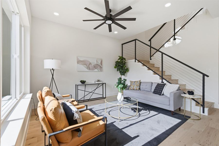 Furnished interior view inside a new home in , Austin (Image 9).