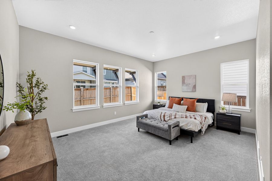 Furnished interior view inside a new home in Trailstone, Arvada (Image 13).