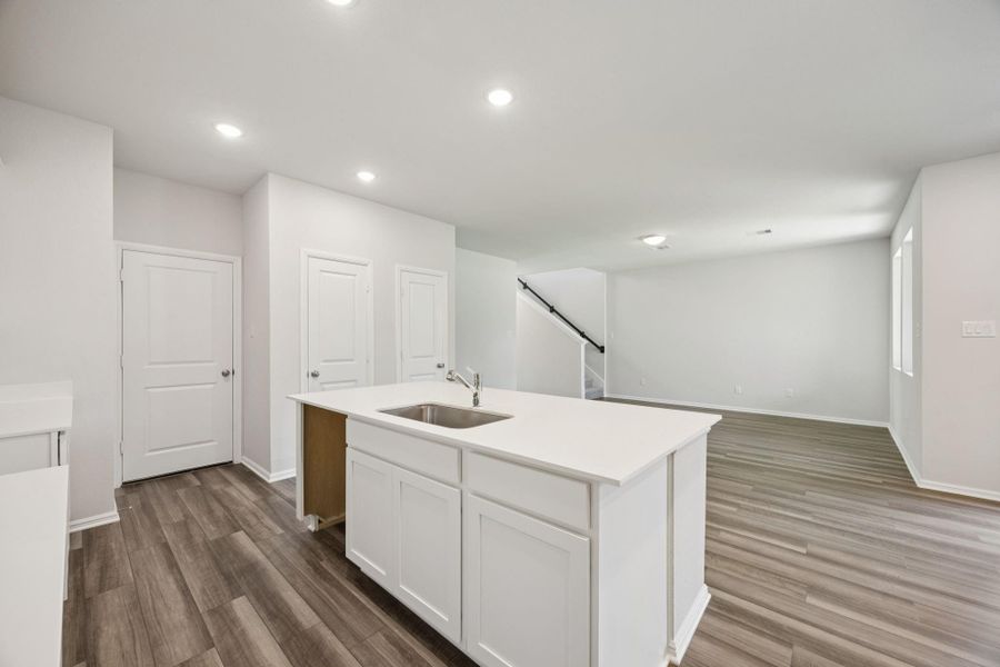Furnished interior view inside a new home in Saint Tropez, Huffman (Image 8).