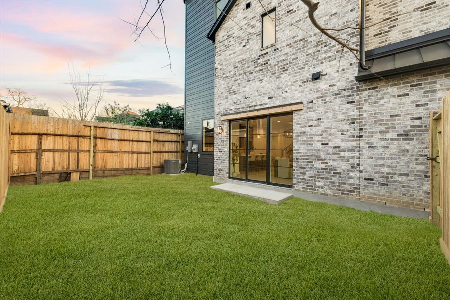 Exterior details and patio area of a home in , Houston (Image 22).