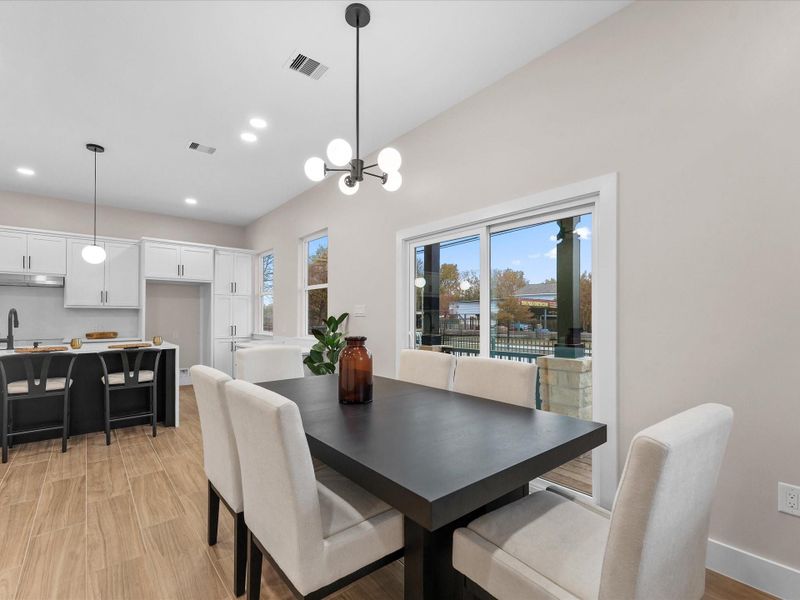 Furnished interior view inside a new home in , Houston (Image 3). Furnished interior view inside a new home in , Houston (Image 3).