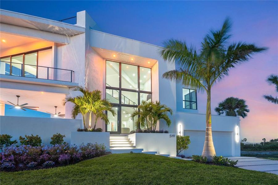 Exterior details and patio area of a home in , Longboat Key (Image 50). Exterior details and patio area of a home in , Longboat Key (Image 50).