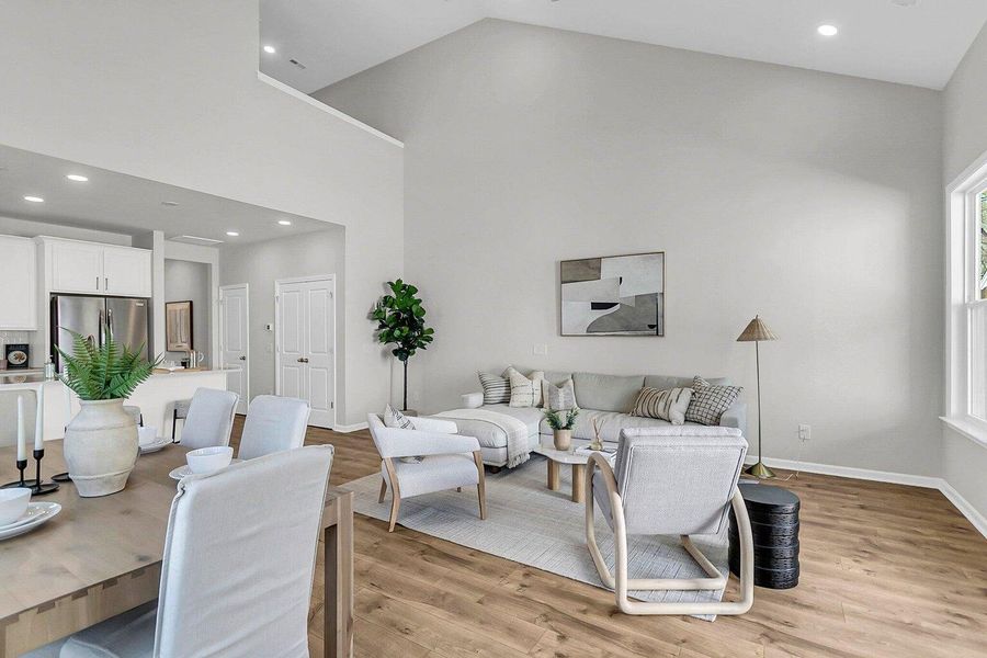 Furnished interior view inside a new home in Abbey Walk, Moncks Corner (Image 7). Furnished interior view inside a new home in Abbey Walk, Moncks Corner (Image 7).