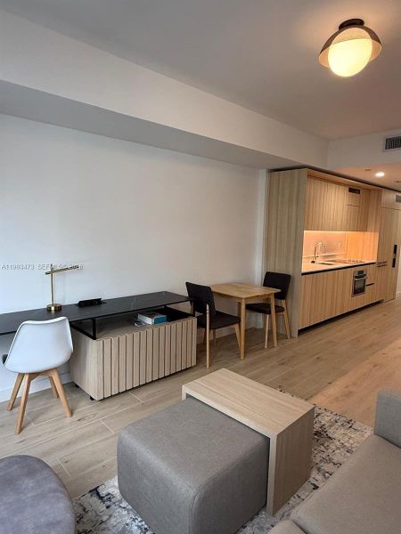 Furnished interior view inside a new home in , Miami (Image 4).