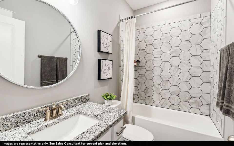 Furnished interior view inside a new home in McCain's Station, Gallatin (Image 18).