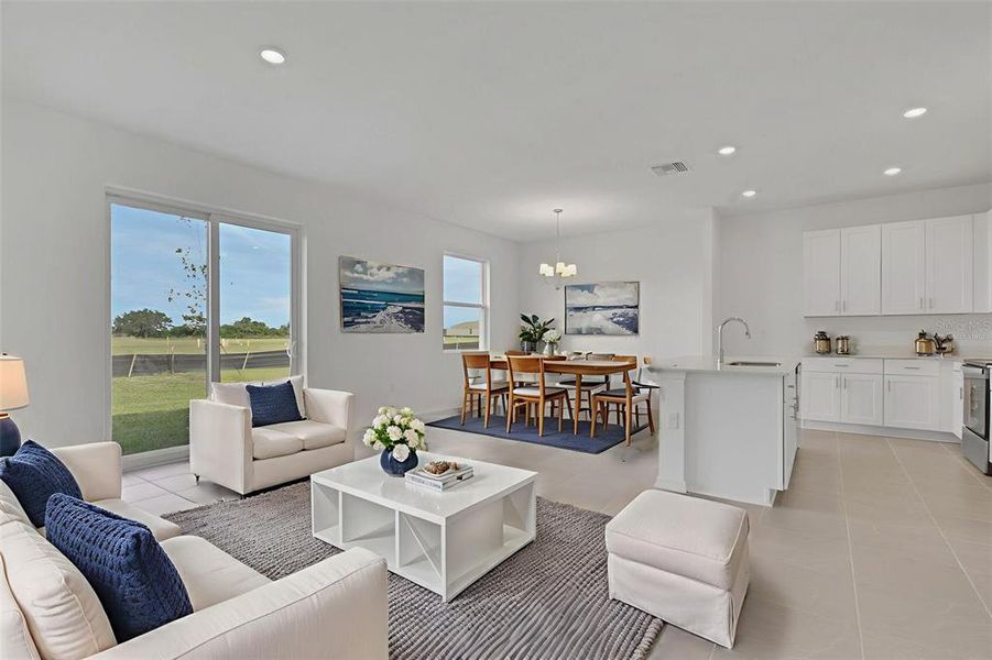Furnished interior view inside a new home in Annabelle Estates, Lake Wales (Image 10).