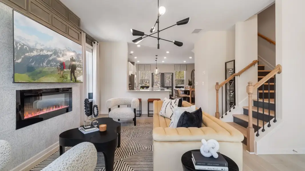 Furnished interior view inside a new home in Daybreak, Newnan (Image 23).