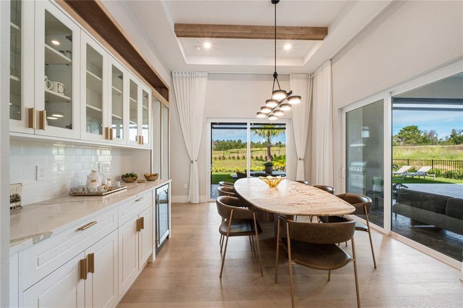 Furnished interior view inside a new home in Bella Collina, Montverde (Image 26).