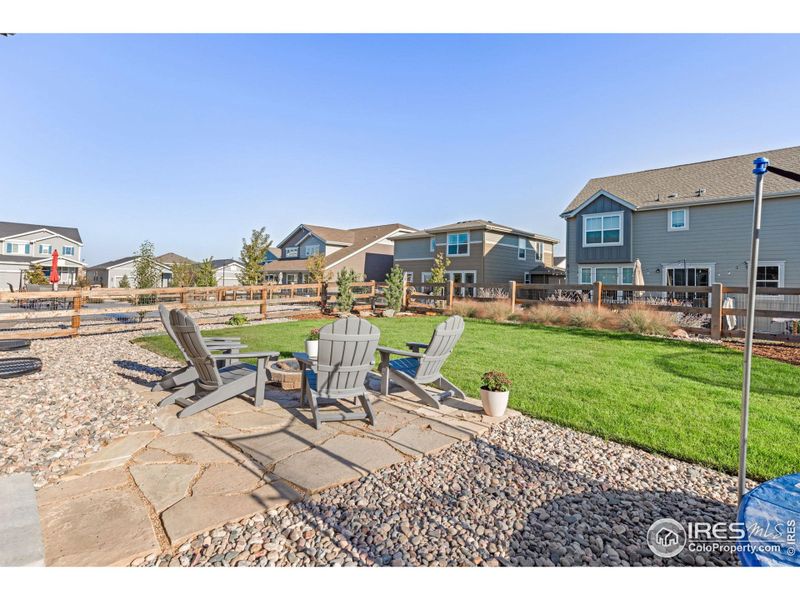 Great Patio and Firepit Space For Relaxing