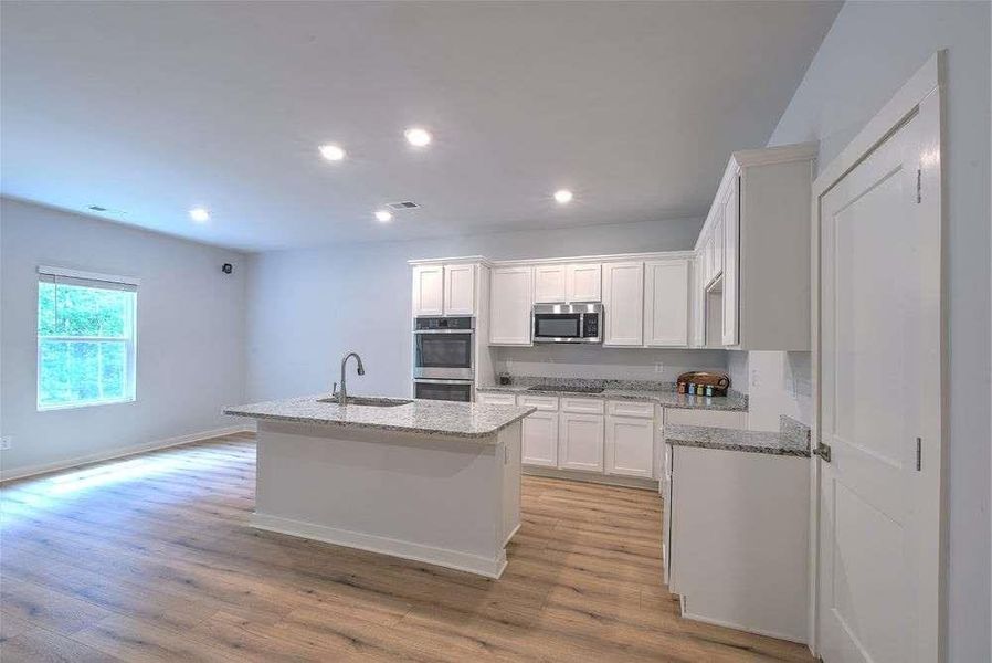 Furnished interior view inside a new home in The Woodlands Preserve, Jackson (Image 10).