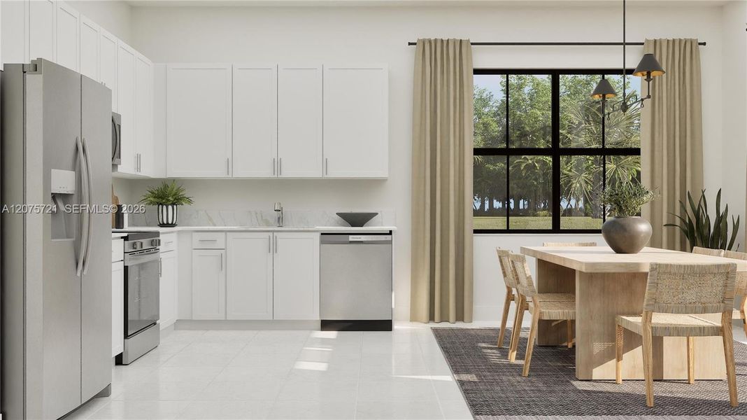 Furnished interior view inside a new home in Sunstone, Homestead (Image 12).