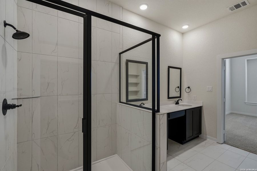 Furnished interior view inside a new home in The Crossvine, Schertz (Image 11).