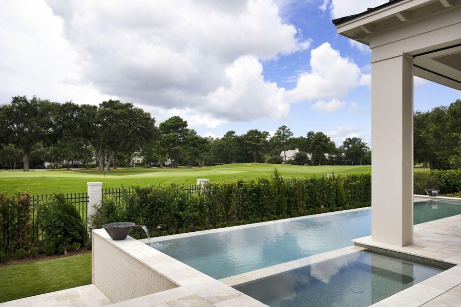 Exterior details and patio area of a home in , Charleston (Image 57). Exterior details and patio area of a home in , Charleston (Image 57).