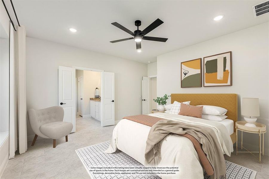 Furnished interior view inside a new home in Abe's Landing, Granbury (Image 8). Furnished interior view inside a new home in Abe's Landing, Granbury (Image 8).